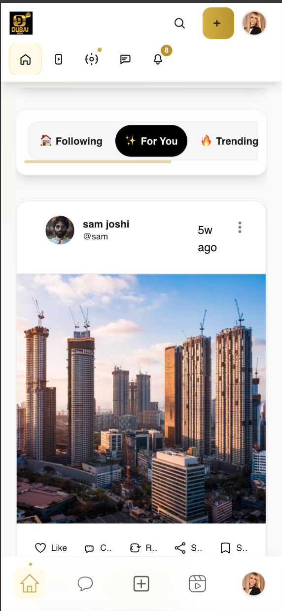 DubaiSocial share photos and videos